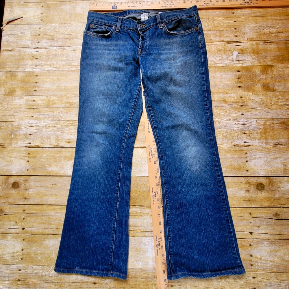 Lucky Brand Women's Bootcut Dungarees Gene Montesano Denim Medium Wash Sz 30